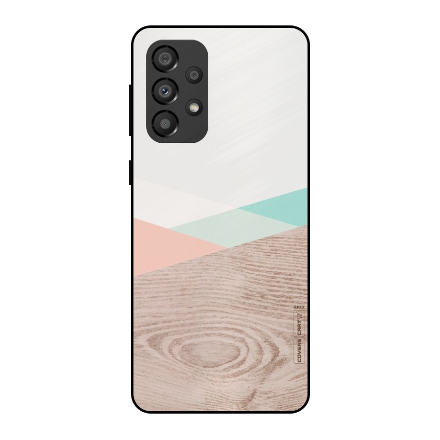 Wooden Fusion Metal Back Case for Galaxy A33 5G