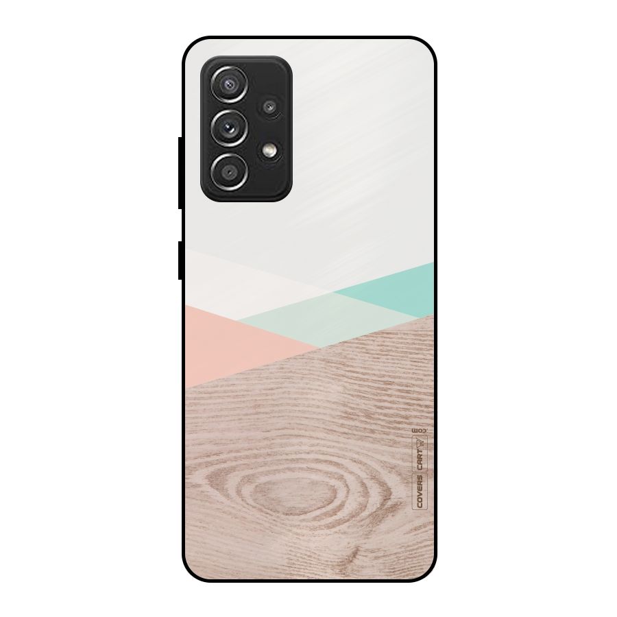 Wooden Fusion Metal Back Case for Galaxy A52
