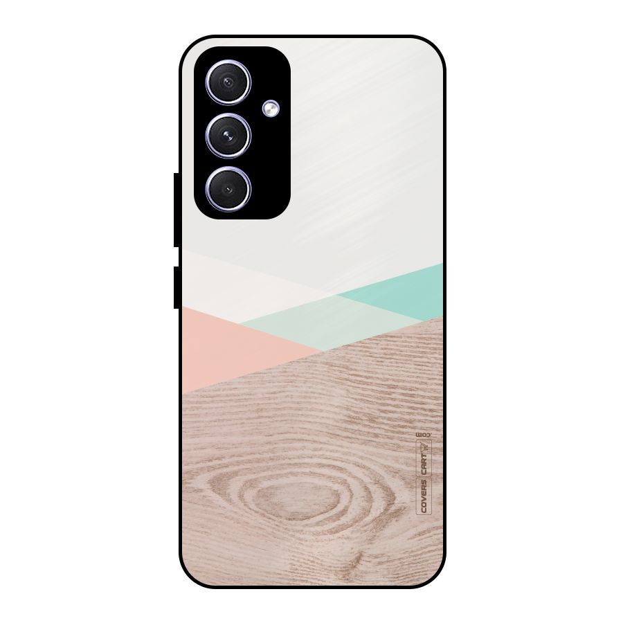 Wooden Fusion Metal Back Case for Galaxy A54