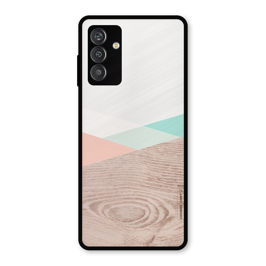 Wooden Fusion Metal Back Case for Galaxy F13