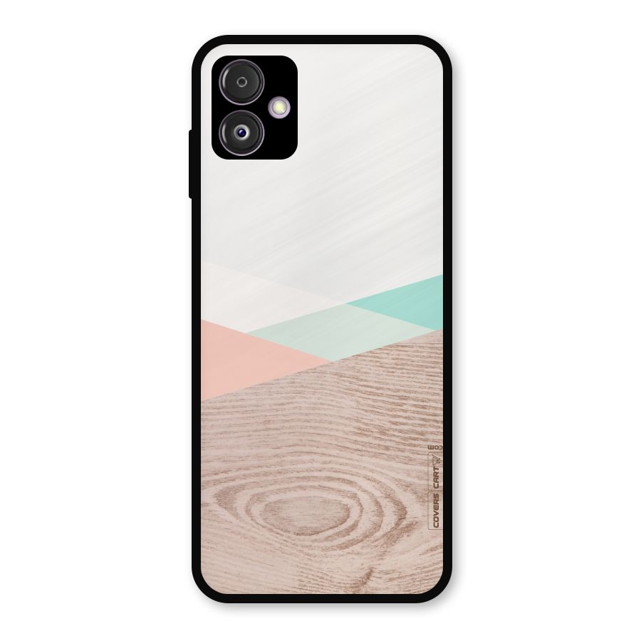 Wooden Fusion Metal Back Case for Galaxy F14