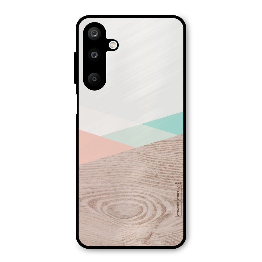 Wooden Fusion Metal Back Case for Galaxy M16