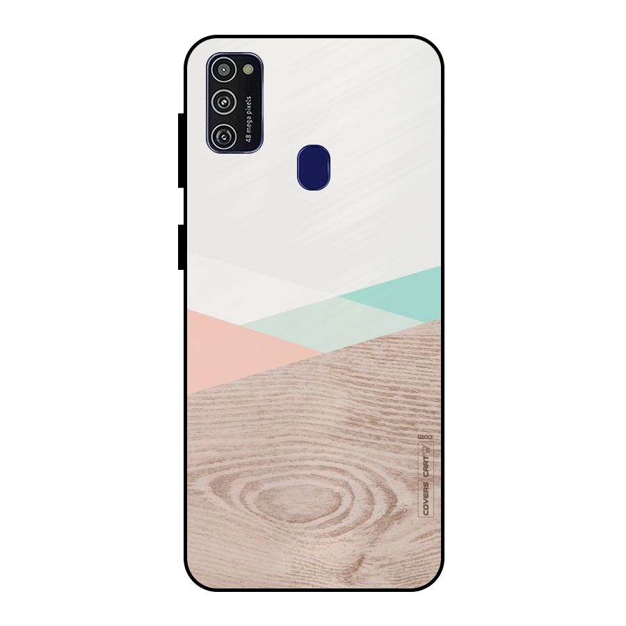 Wooden Fusion Metal Back Case for Galaxy M30s