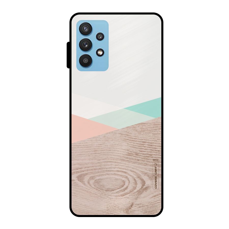 Wooden Fusion Metal Back Case for Galaxy M32 5G