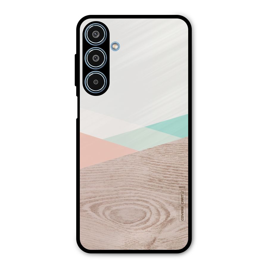 Wooden Fusion Metal Back Case for Galaxy M35