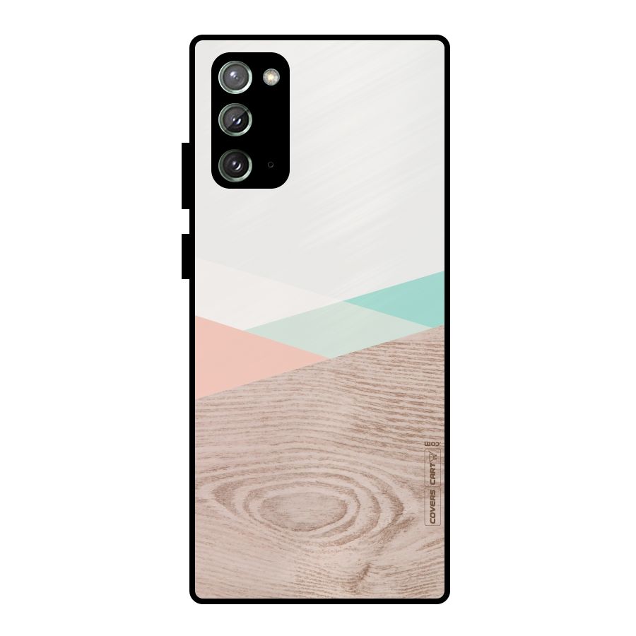Wooden Fusion Metal Back Case for Galaxy Note 20