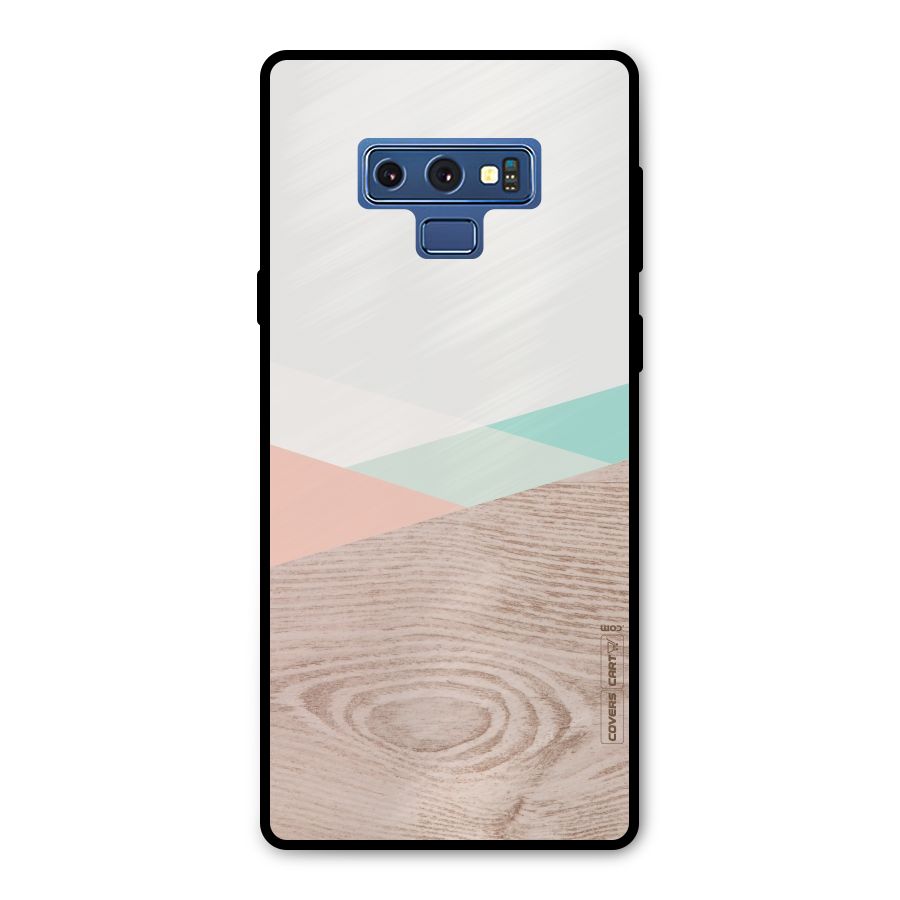 Wooden Fusion Metal Back Case for Galaxy Note 9