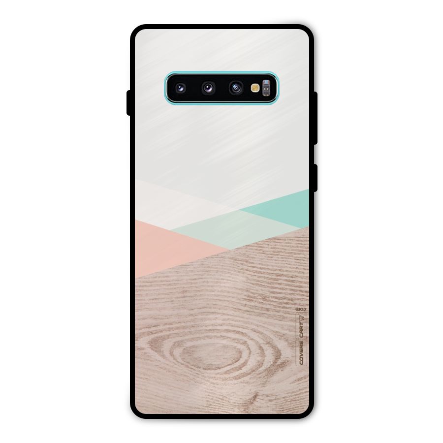 Wooden Fusion Metal Back Case for Galaxy S10 Plus