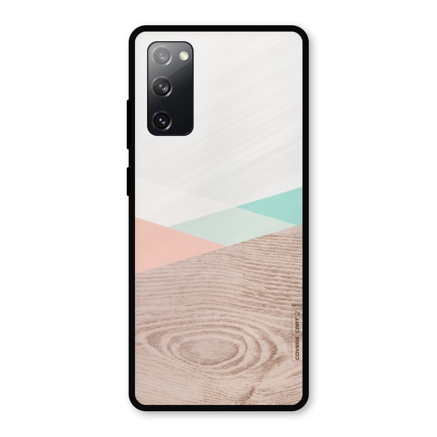 Wooden Fusion Metal Back Case for Galaxy S20 FE 5G