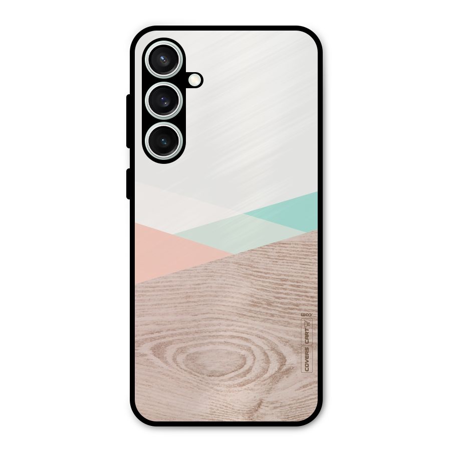 Wooden Fusion Metal Back Case for Galaxy S23 FE