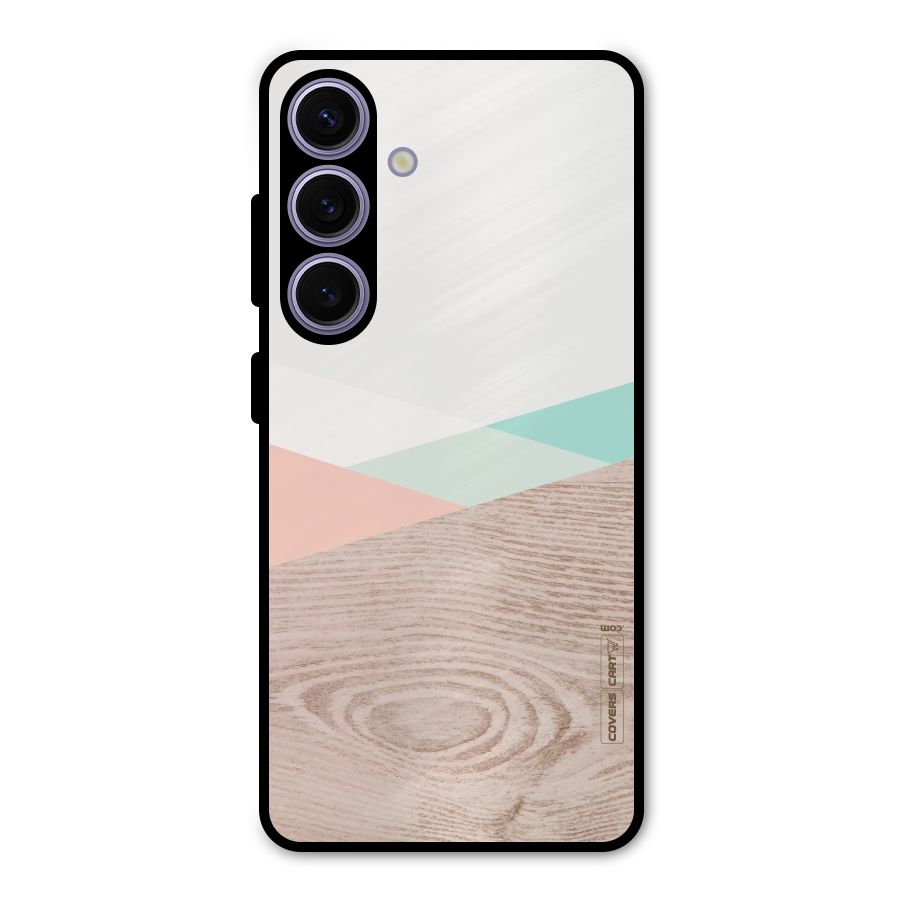 Wooden Fusion Metal Back Case for Galaxy S24