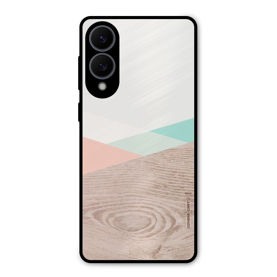 Wooden Fusion Metal Back Case for Galaxy S25 Edge