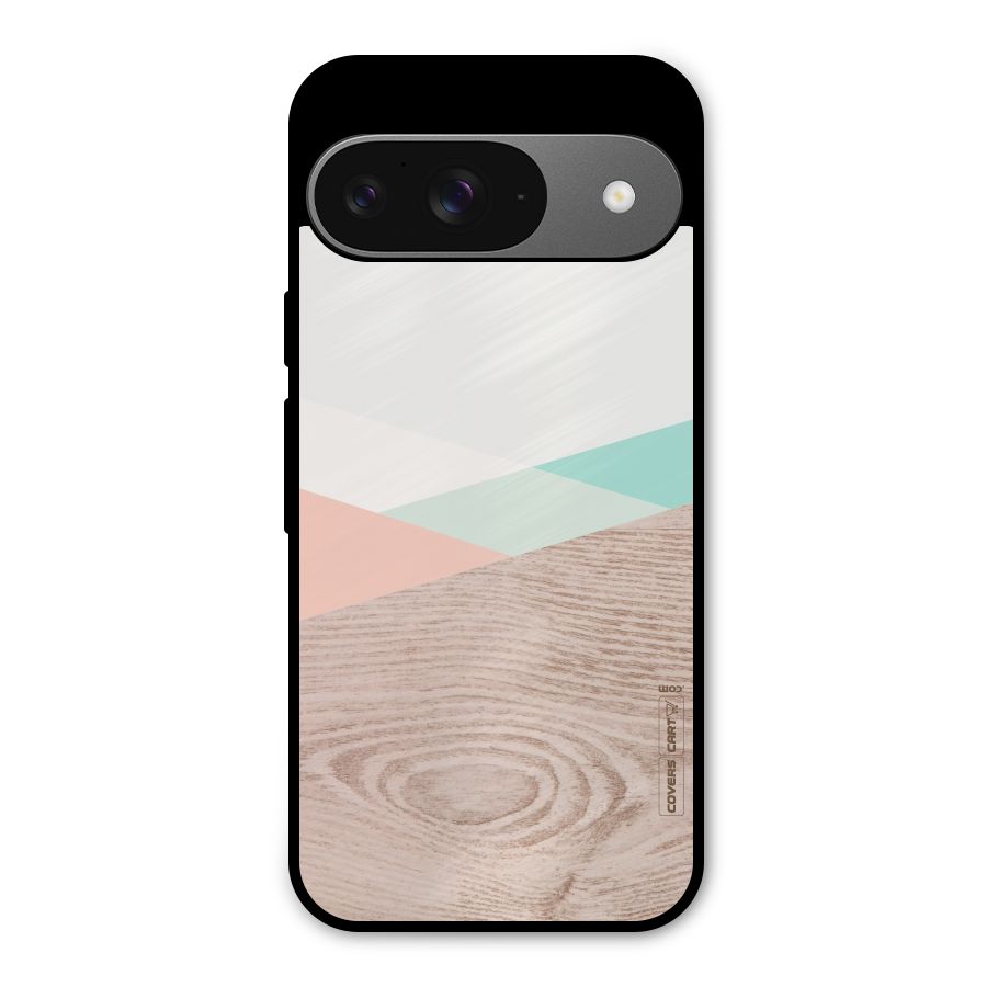 Wooden Fusion Metal Back Case for Google Pixel 9