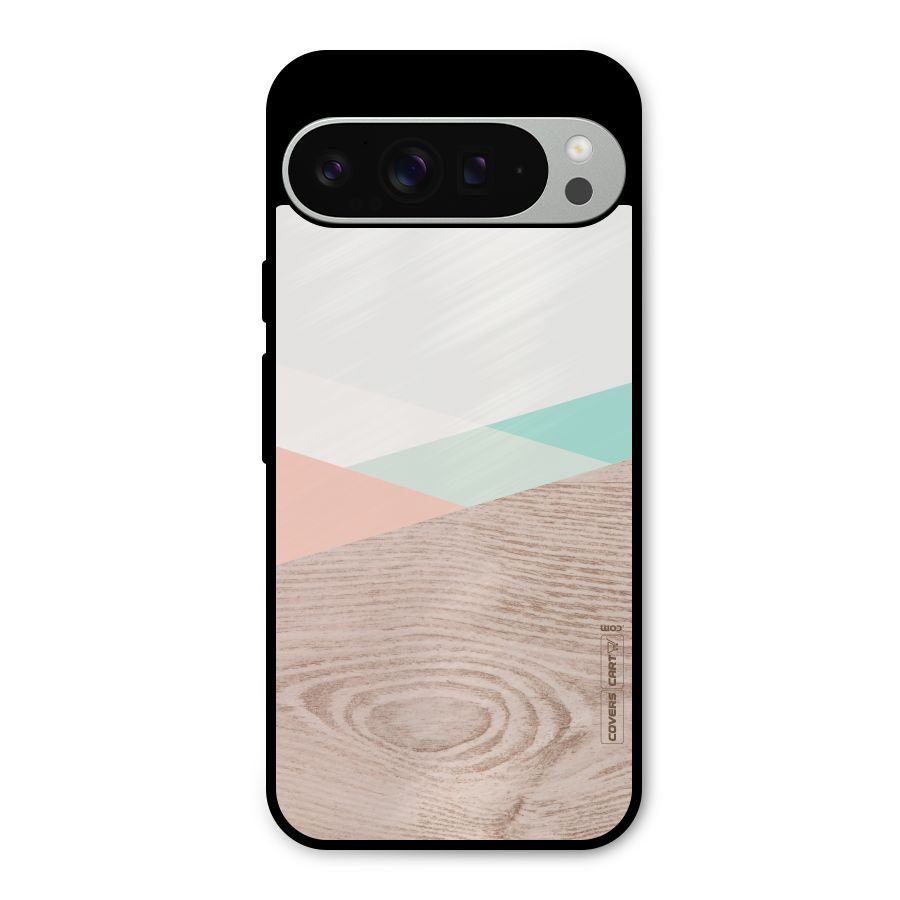 Wooden Fusion Metal Back Case for Google Pixel 9 Pro XL