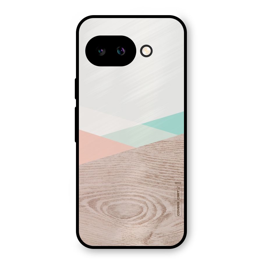 Wooden Fusion Metal Back Case for Google Pixel 9a