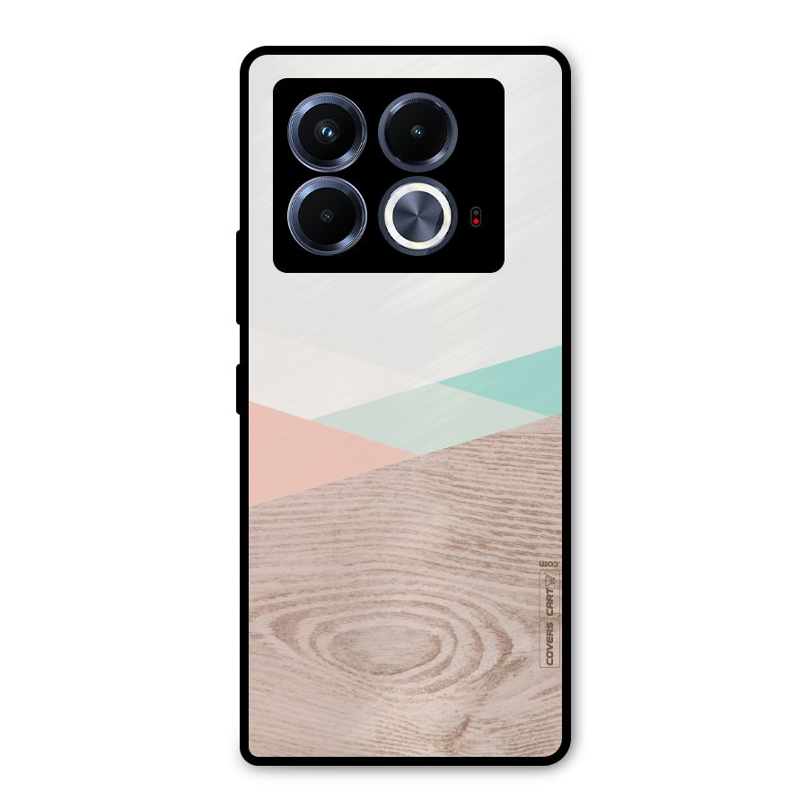 Wooden Fusion Metal Back Case for Infinix Note 40 5G