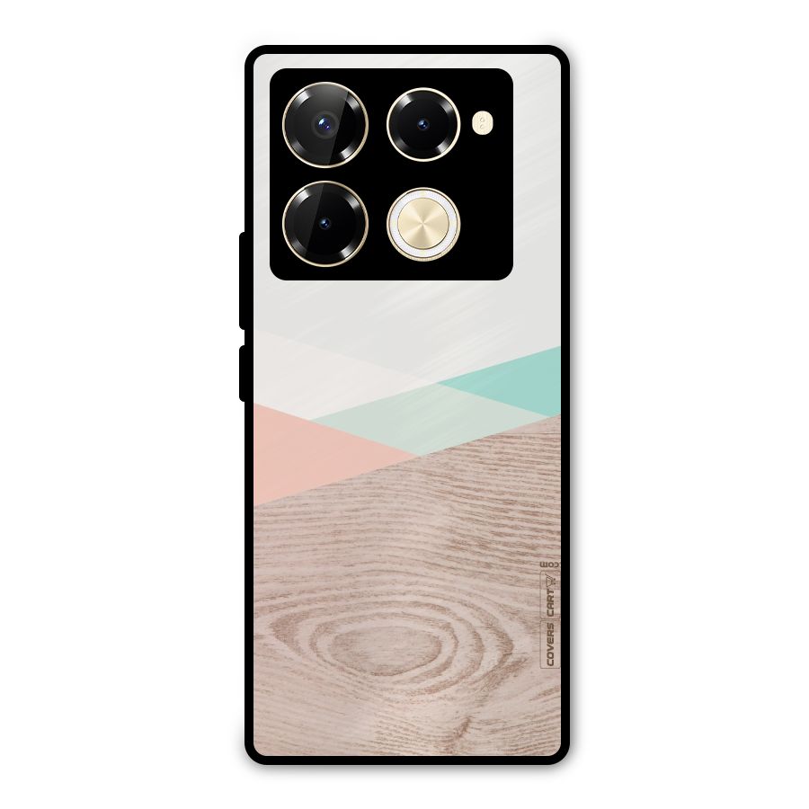 Wooden Fusion Metal Back Case for Infinix Note 40 Pro Plus