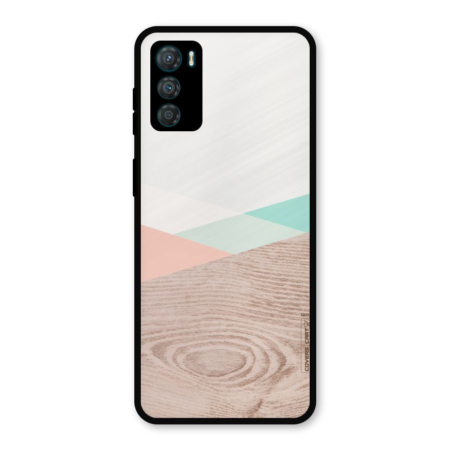 Wooden Fusion Metal Back Case for Moto G42