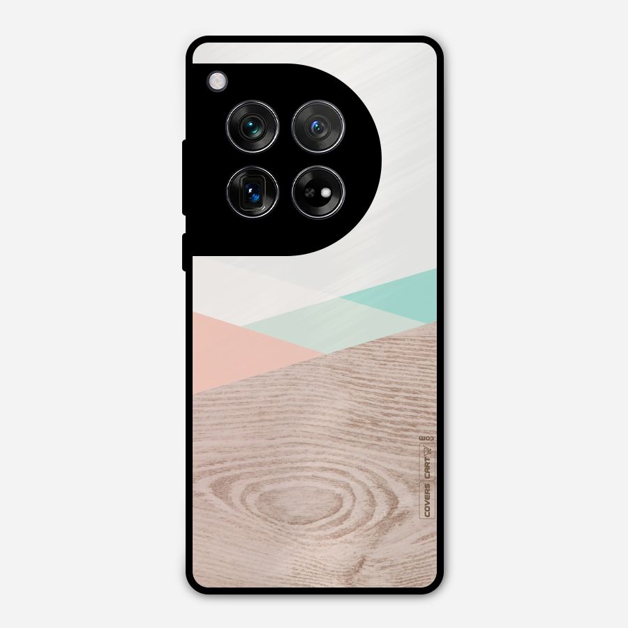 Wooden Fusion Metal Back Case for OnePlus 12