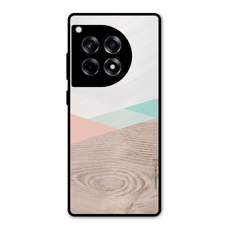 Wooden Fusion Metal Back Case for OnePlus 12R