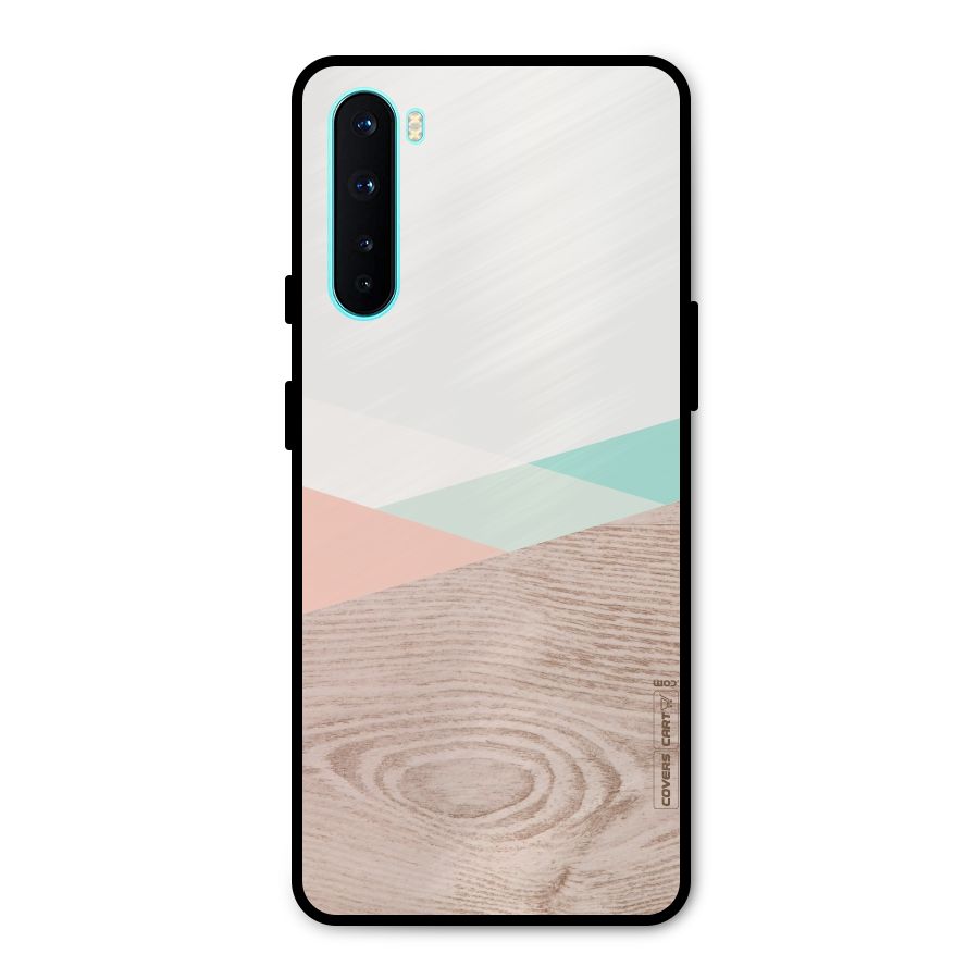 Wooden Fusion Metal Back Case for OnePlus Nord