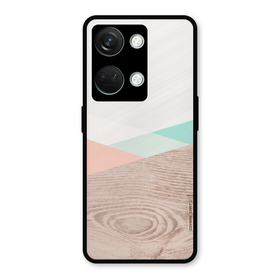 Wooden Fusion Metal Back Case for OnePlus Nord 3
