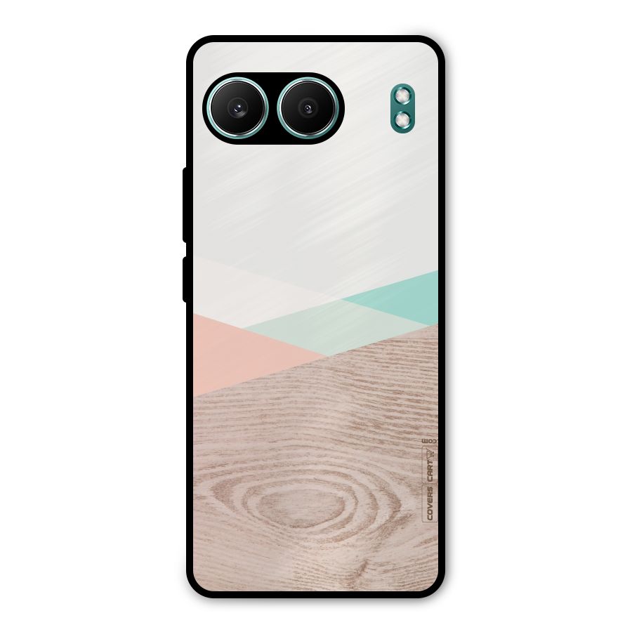 Wooden Fusion Metal Back Case for OnePlus Nord 4