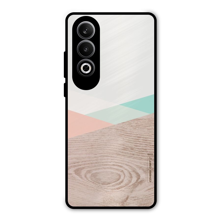 Wooden Fusion Metal Back Case for OnePlus Nord CE4