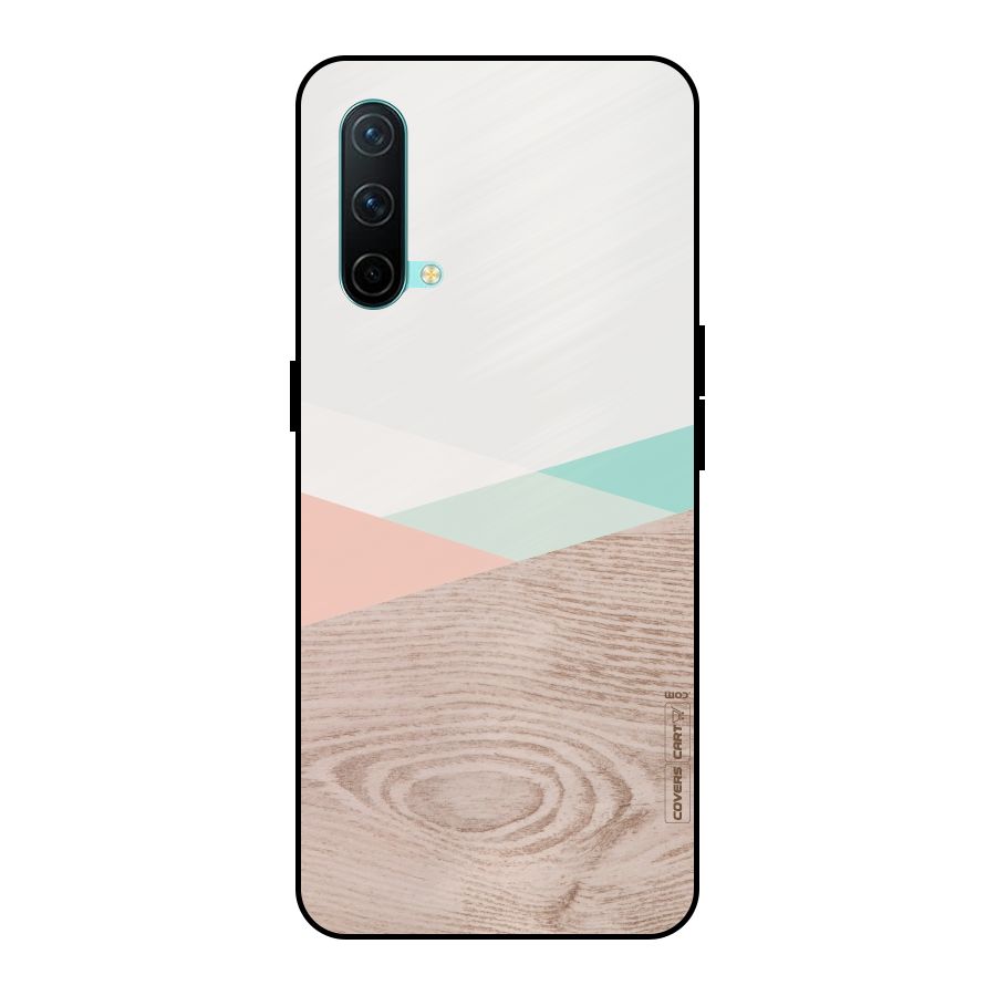 Wooden Fusion Metal Back Case for OnePlus Nord CE 5G