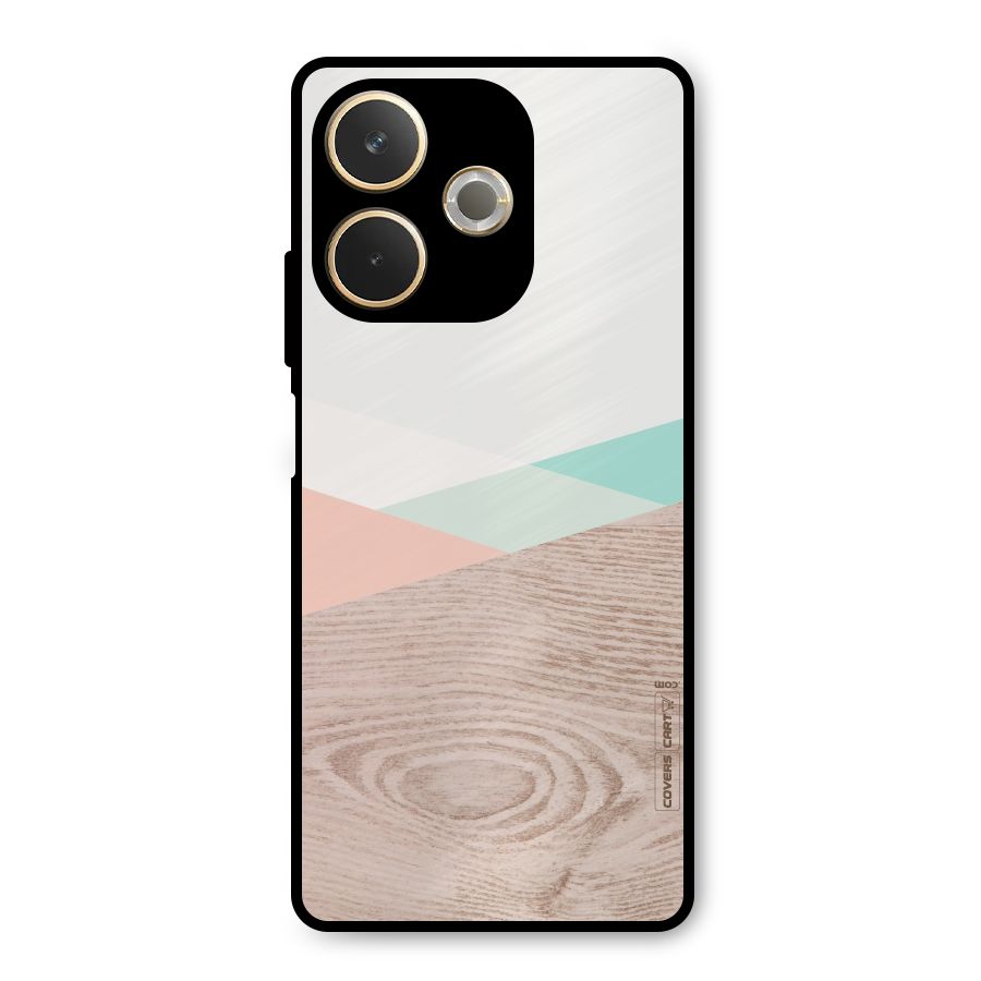 Wooden Fusion Metal Back Case for Oppo A5 Pro