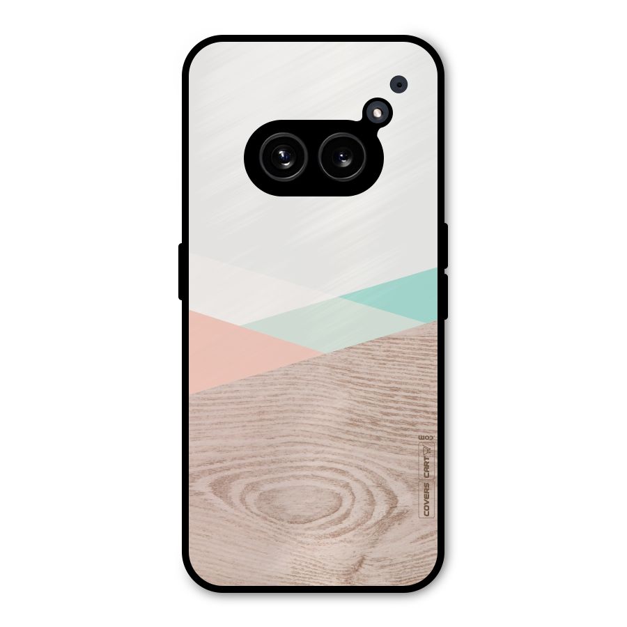 Wooden Fusion Metal Back Case for Nothing Phone 2a