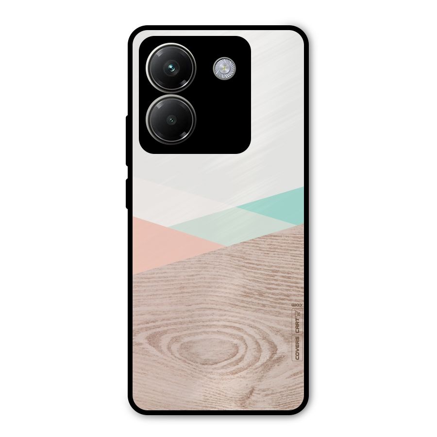Wooden Fusion Metal Back Case for Poco M7 Pro 5G