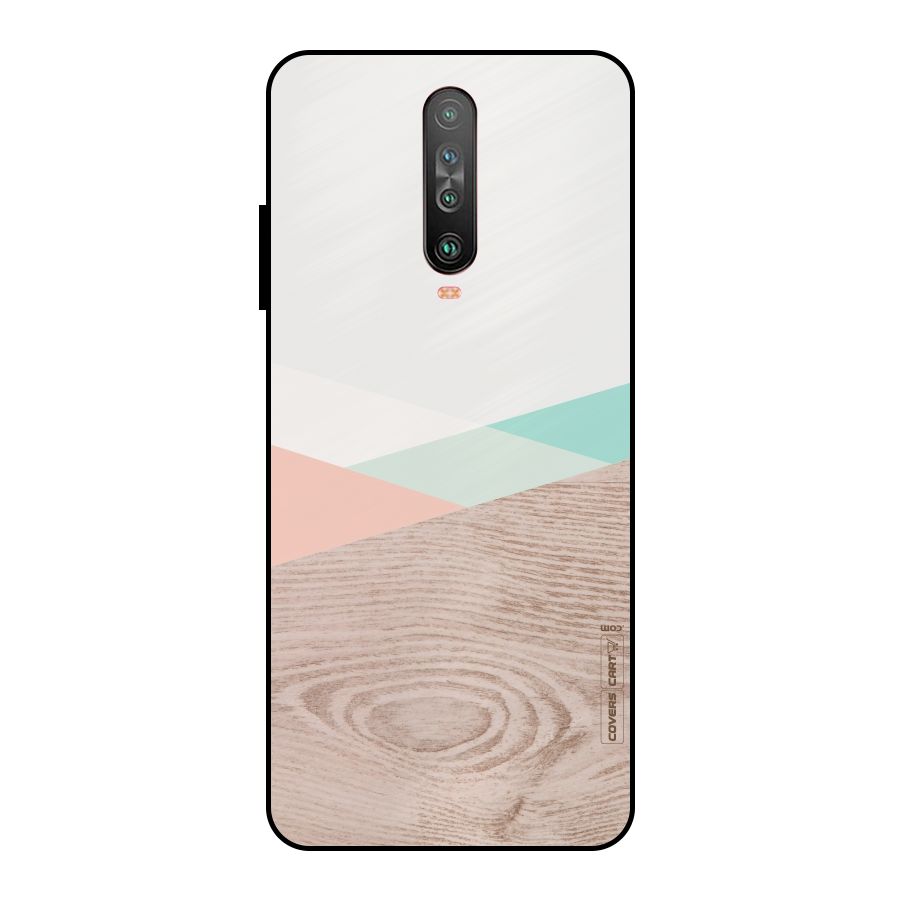 Wooden Fusion Metal Back Case for Poco X2