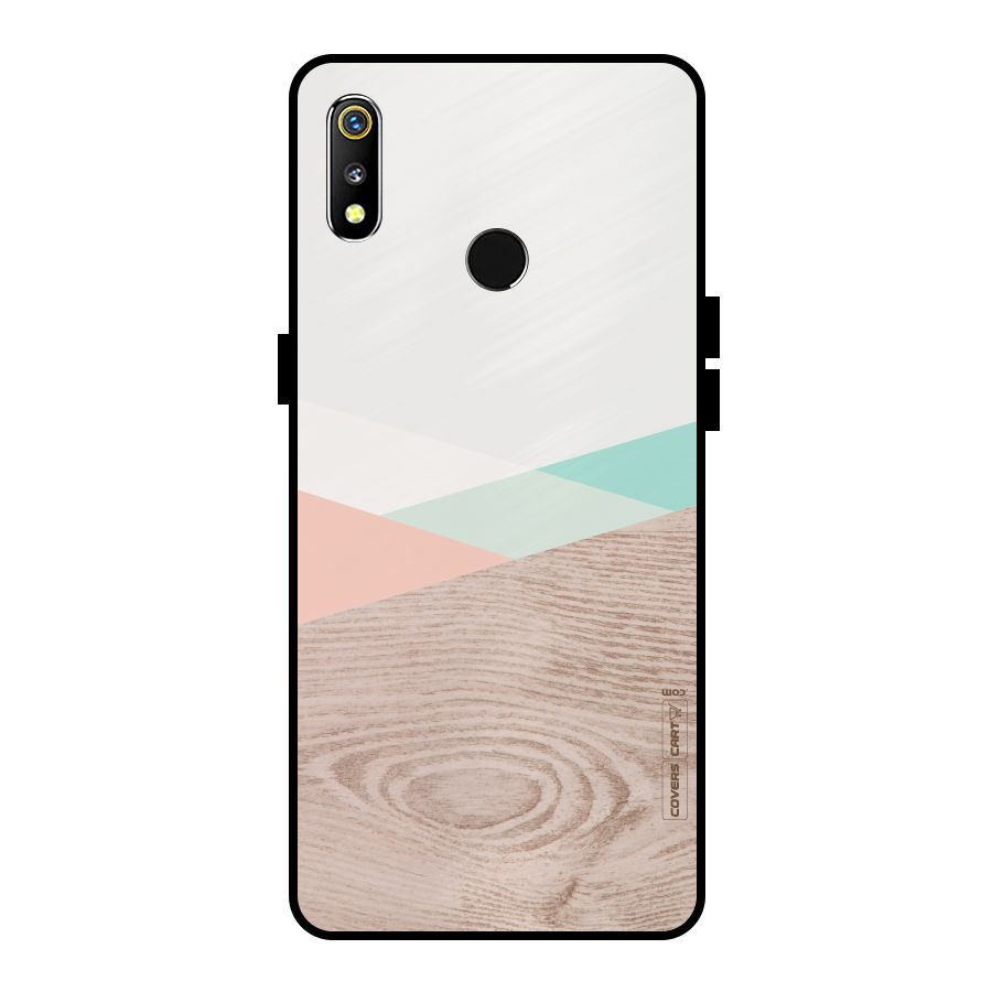 Wooden Fusion Metal Back Case for Realme 3