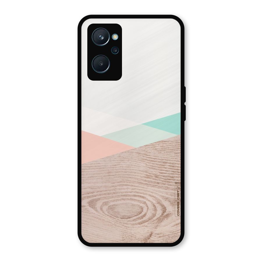 Wooden Fusion Metal Back Case for Realme 9i