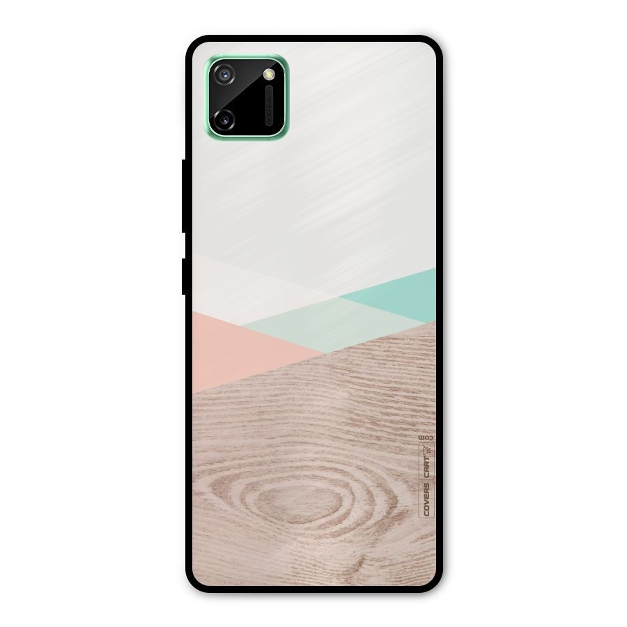 Wooden Fusion Metal Back Case for Realme C11