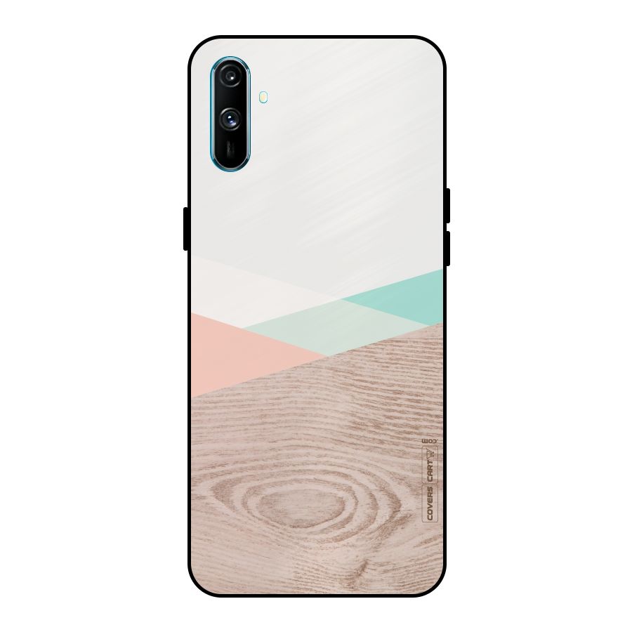 Wooden Fusion Metal Back Case for Realme C3