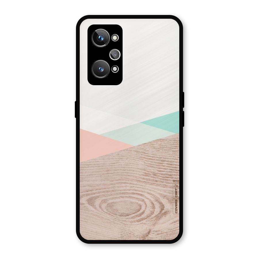 Wooden Fusion Metal Back Case for Realme GT 2
