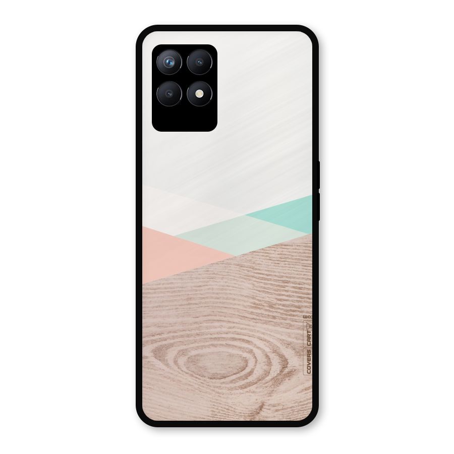Wooden Fusion Metal Back Case for Realme Narzo 50
