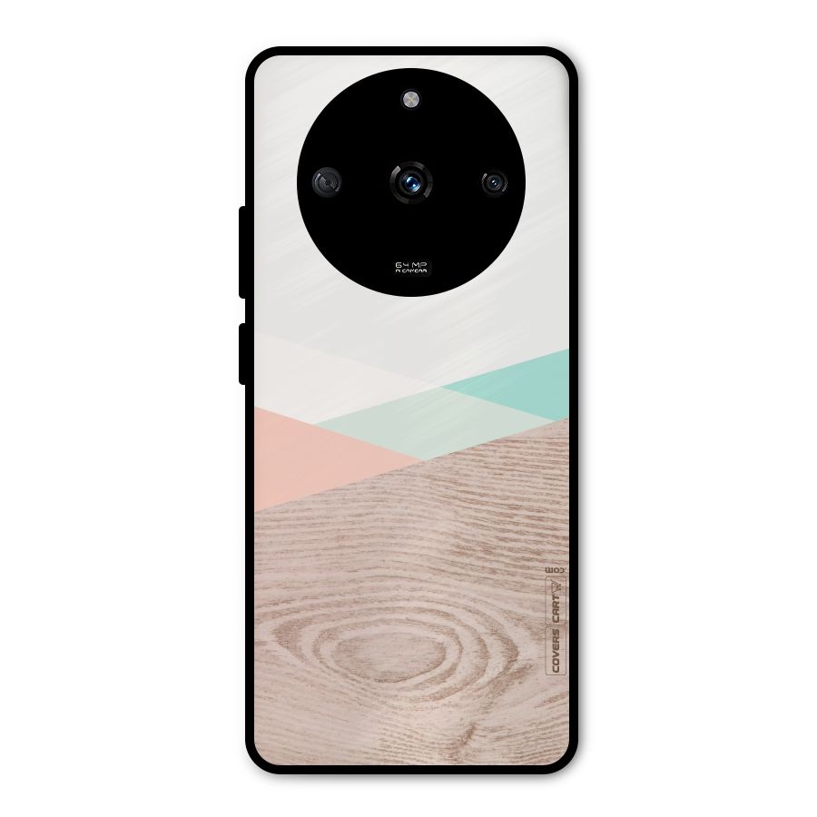 Wooden Fusion Metal Back Case for Realme Narzo 60 5G