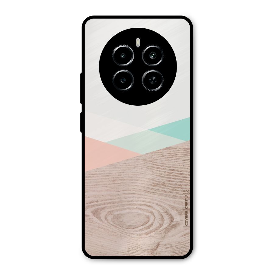 Wooden Fusion Metal Back Case for Realme P1