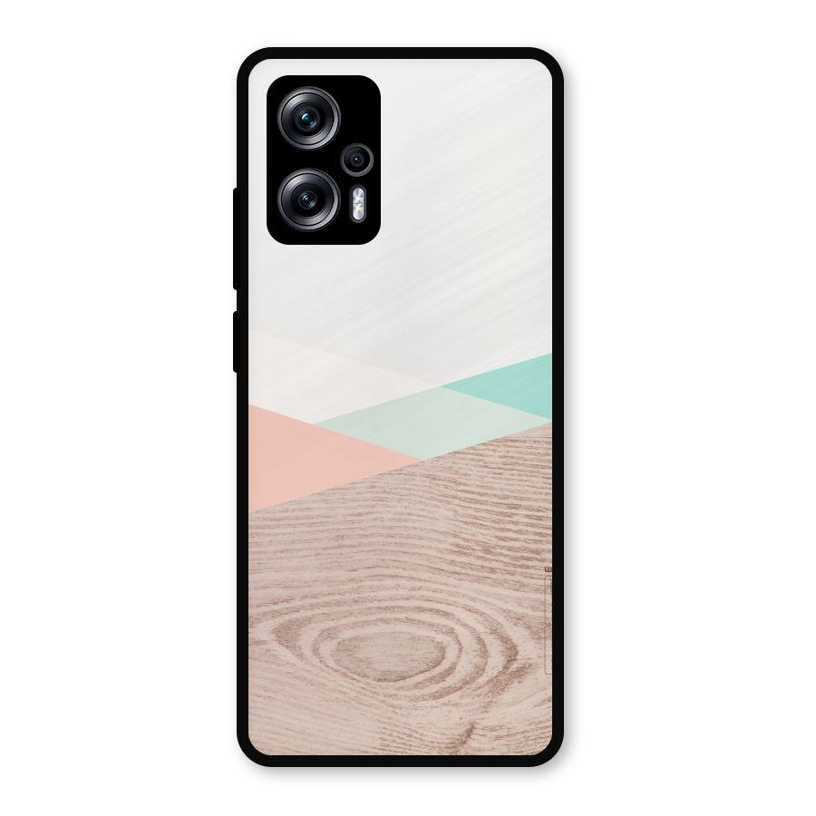 Wooden Fusion Metal Back Case for Redmi K50i