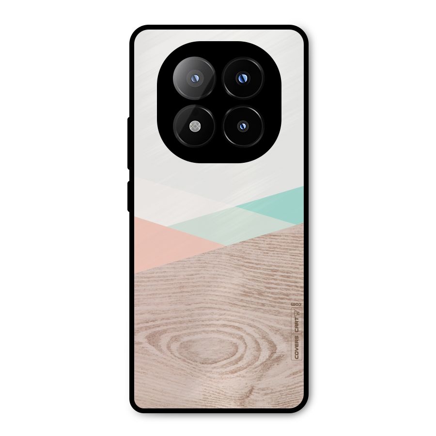 Wooden Fusion Metal Back Case for Redmi Note 14 Pro Plus 5G