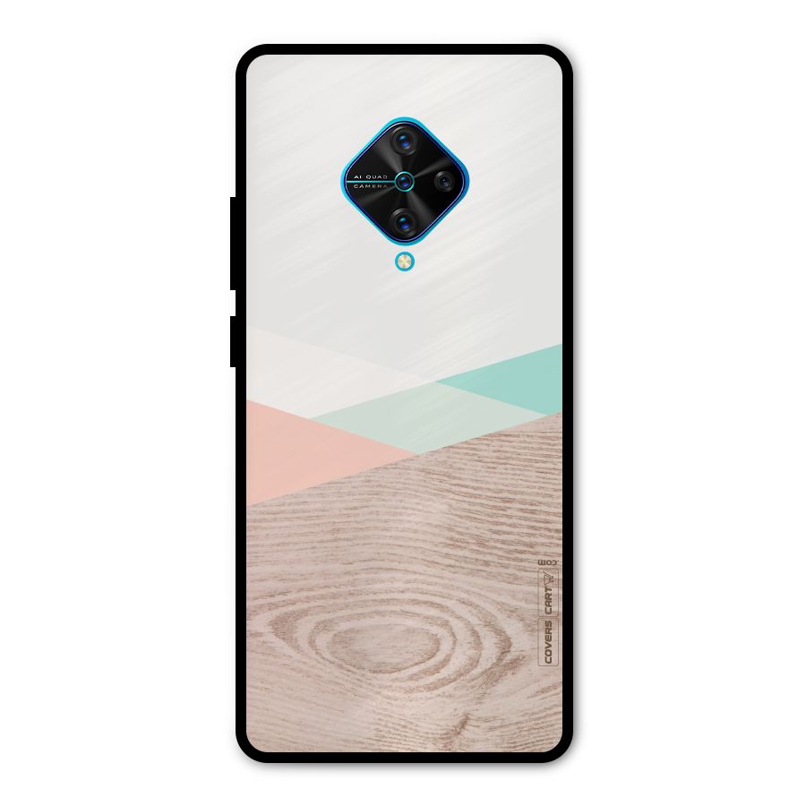 Wooden Fusion Metal Back Case for Vivo S1 Pro