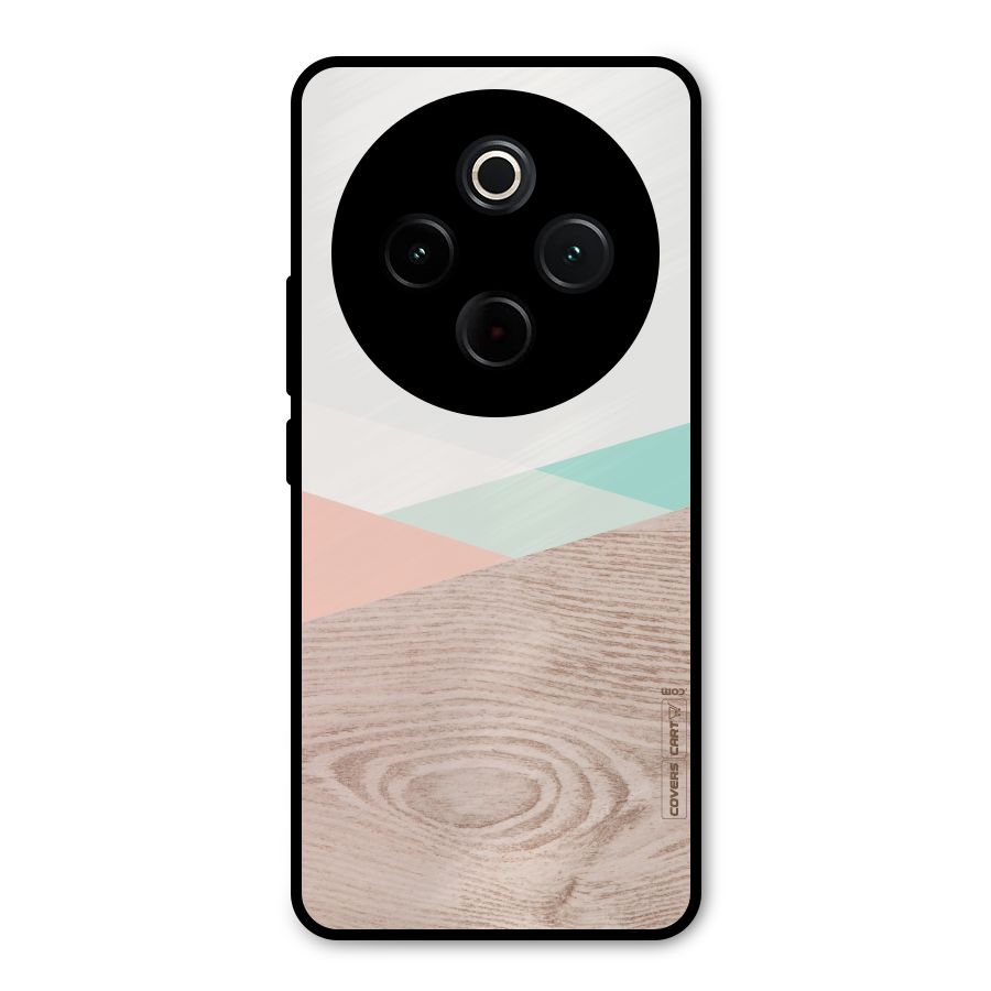 Wooden Fusion Metal Back Case for Vivo T4