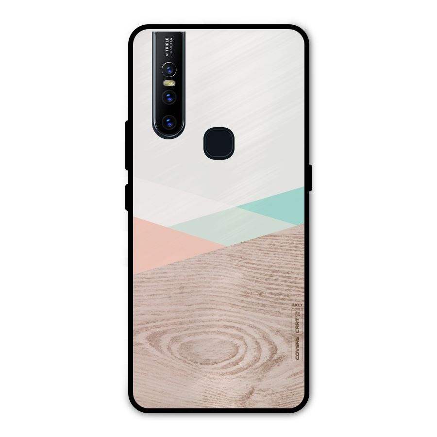 Wooden Fusion Metal Back Case for Vivo V15