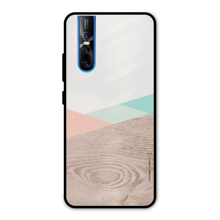 Wooden Fusion Metal Back Case for Vivo V15 Pro