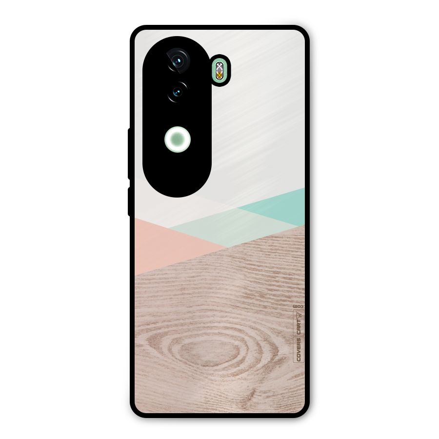 Wooden Fusion Metal Back Case for Vivo V40e