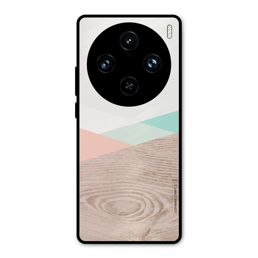 Wooden Fusion Metal Back Case for Vivo X100 Pro