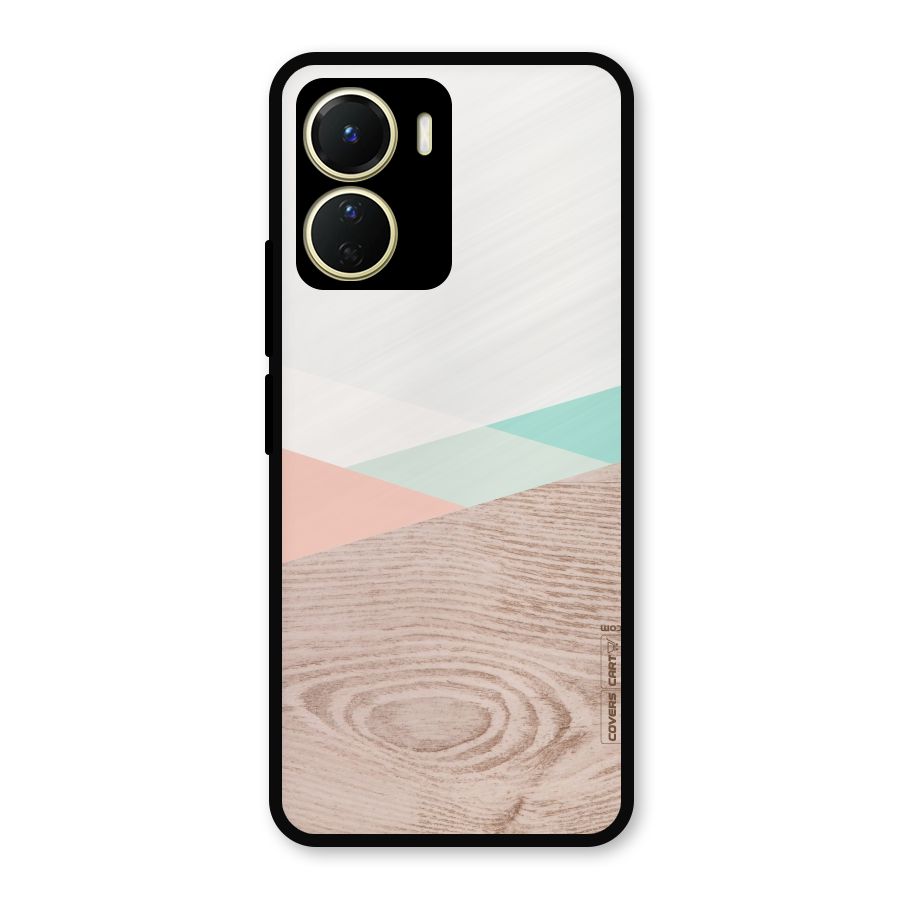 Wooden Fusion Metal Back Case for Vivo Y16